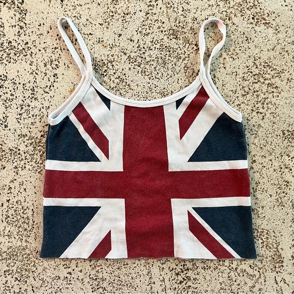Brandy Melville Tops Brandy Melville Union Jack Tank Poshmark